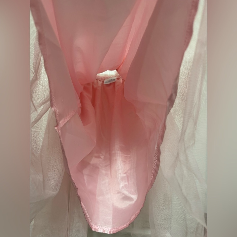 Rachel Riley London Pink Tulle Party Dress | Girls 4Y | Sequin Bow | NWT - Picture 4 of 8